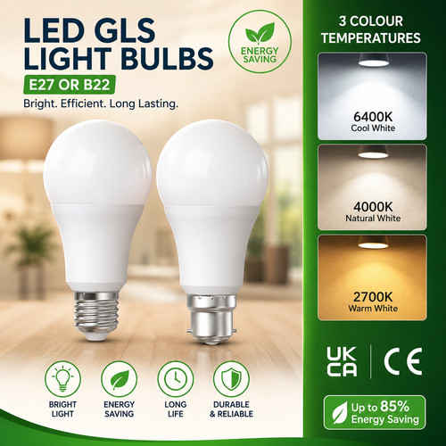 Led gls light bulbs - gls, 40w