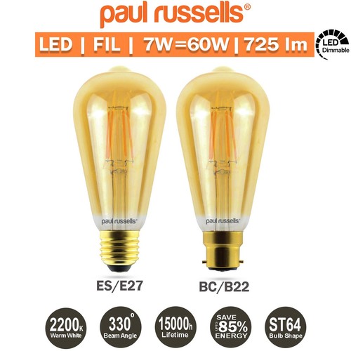 60w dimmable led - 7w=60w, filament