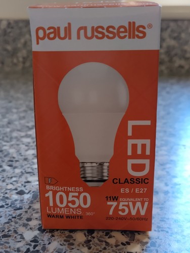 Paul russells e27 led - russells, light