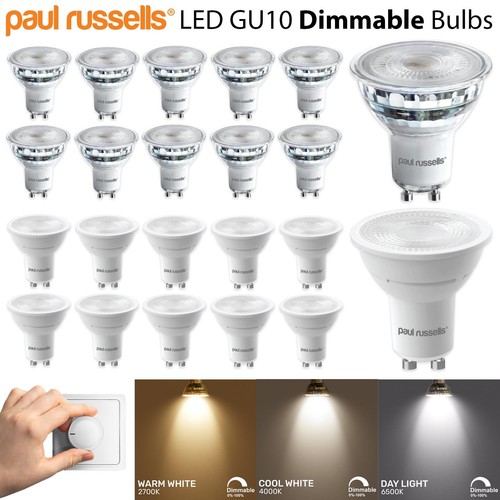 Led gu10 dimmable bulbs - gu10,