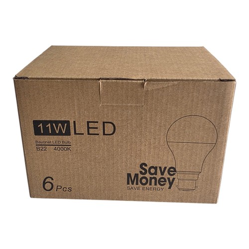 100 240v bulbs 11w - 11w, 4000k