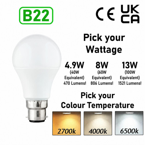 Led gls light bulbs - bulbs, 60w