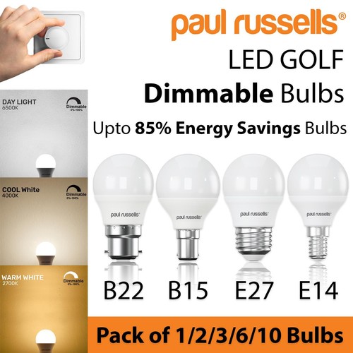 Led dimmable golf bulbs - dimmable,